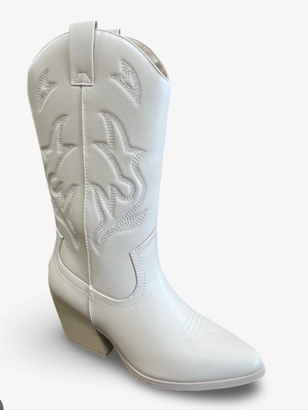 Soda Orville White Western Boot Size 7.5